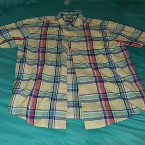 Men's XL short sleeve button up shirt
